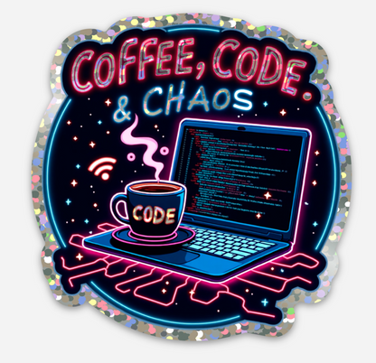 Glitter sticker